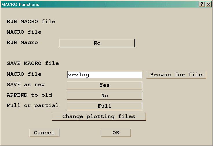 IMAGE:
      MACRO Functions dialog (save)