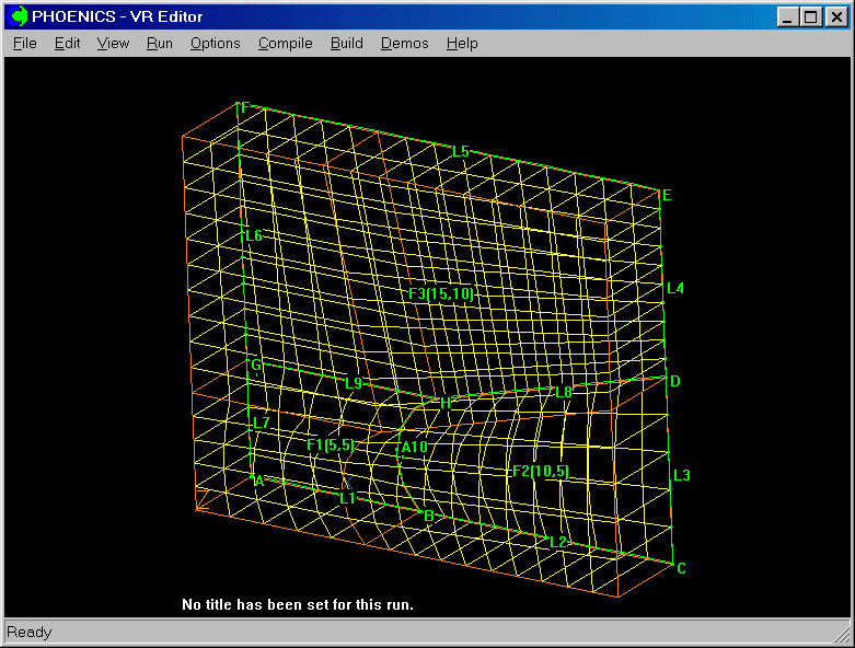 A 3D view of the final grid